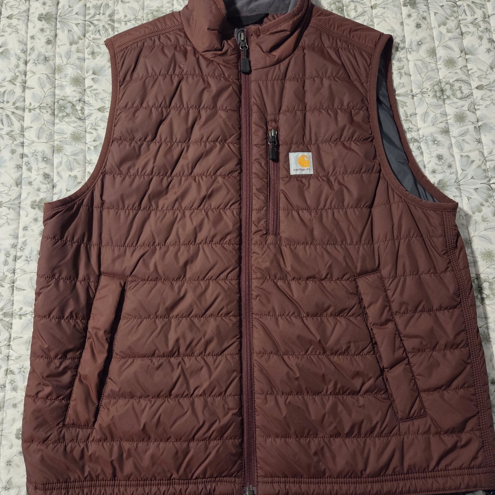 Carhartt Men's Quilted Vest Maroon